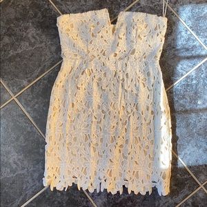 White lace dress